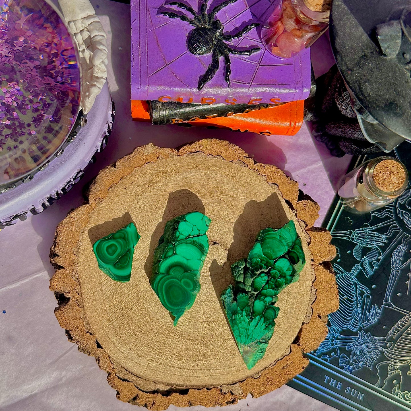 dalles de malachite ~ choisissez la vôtre