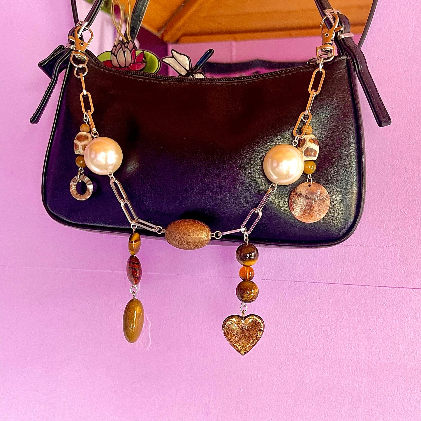strength bag charm