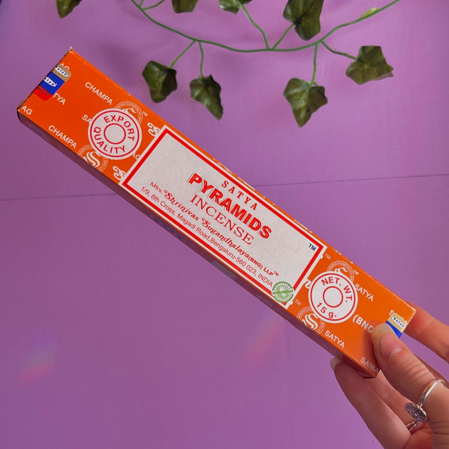 satya pyramids incense