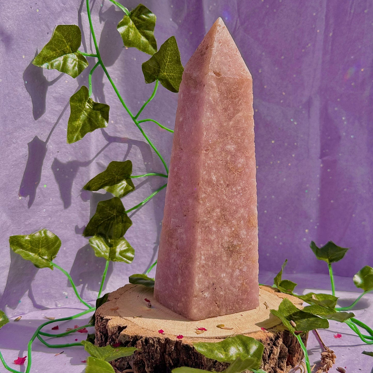 pink amethyst tower