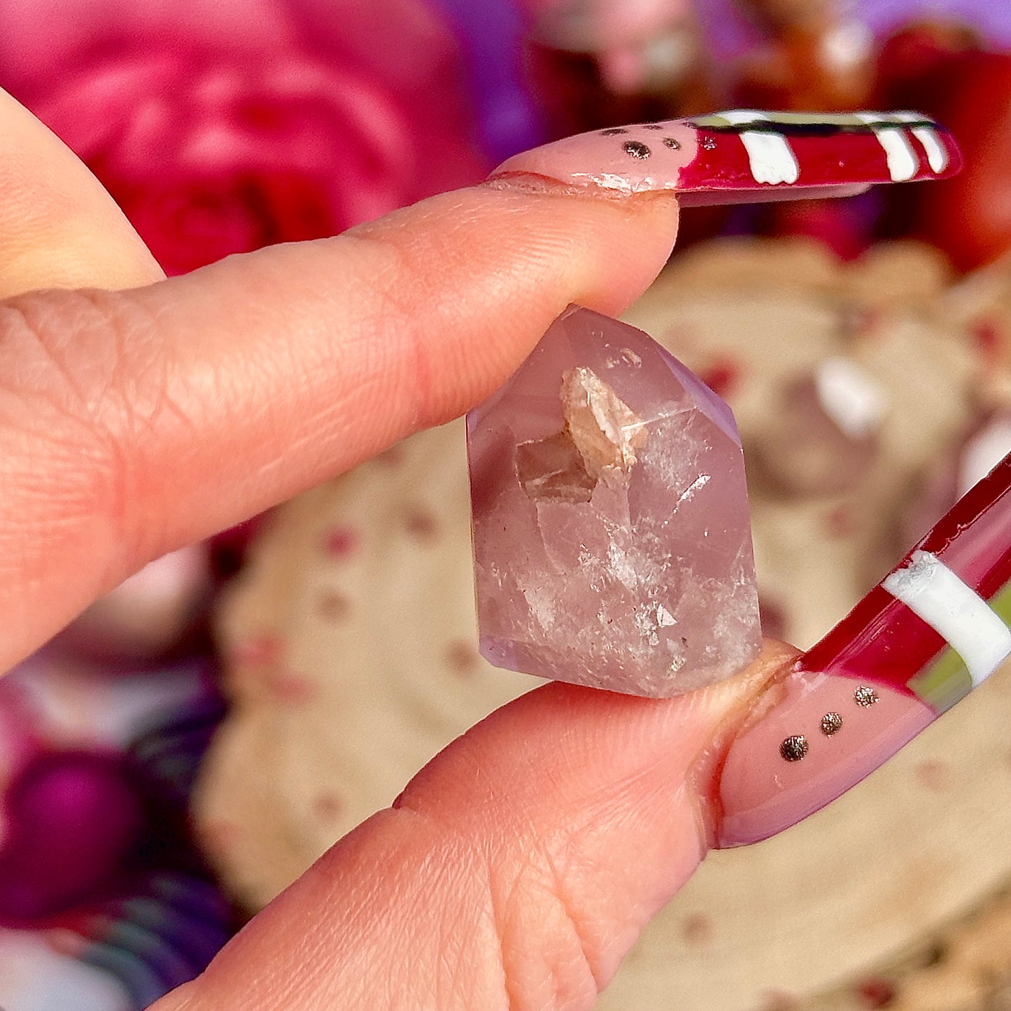 pink lithium quartz ~ choose your own