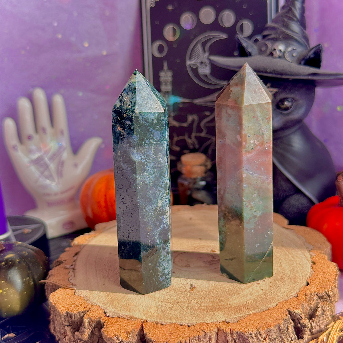 moss agate towers ~ choose your own