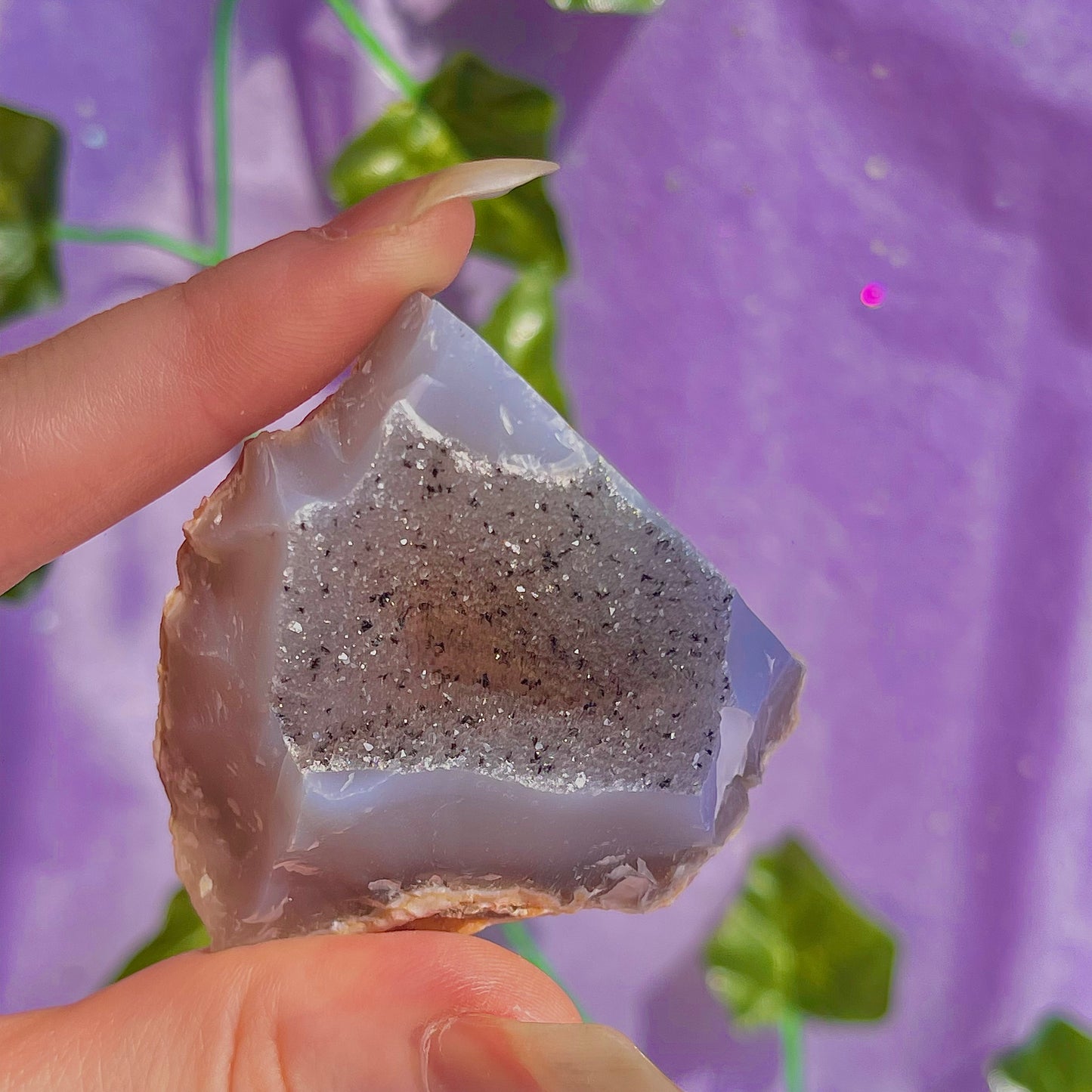 druzy agate geodes D1-5