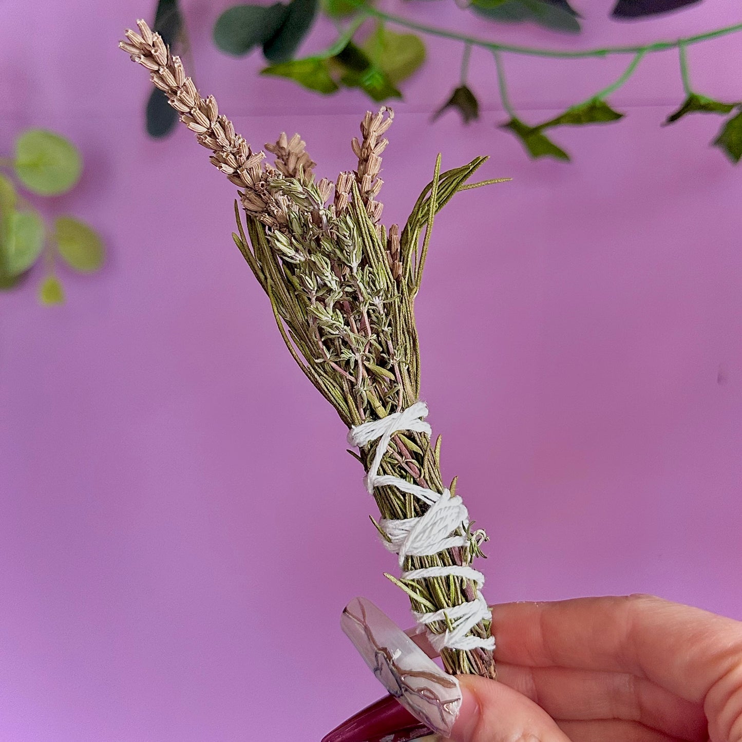 handmade herbal cleansing wands