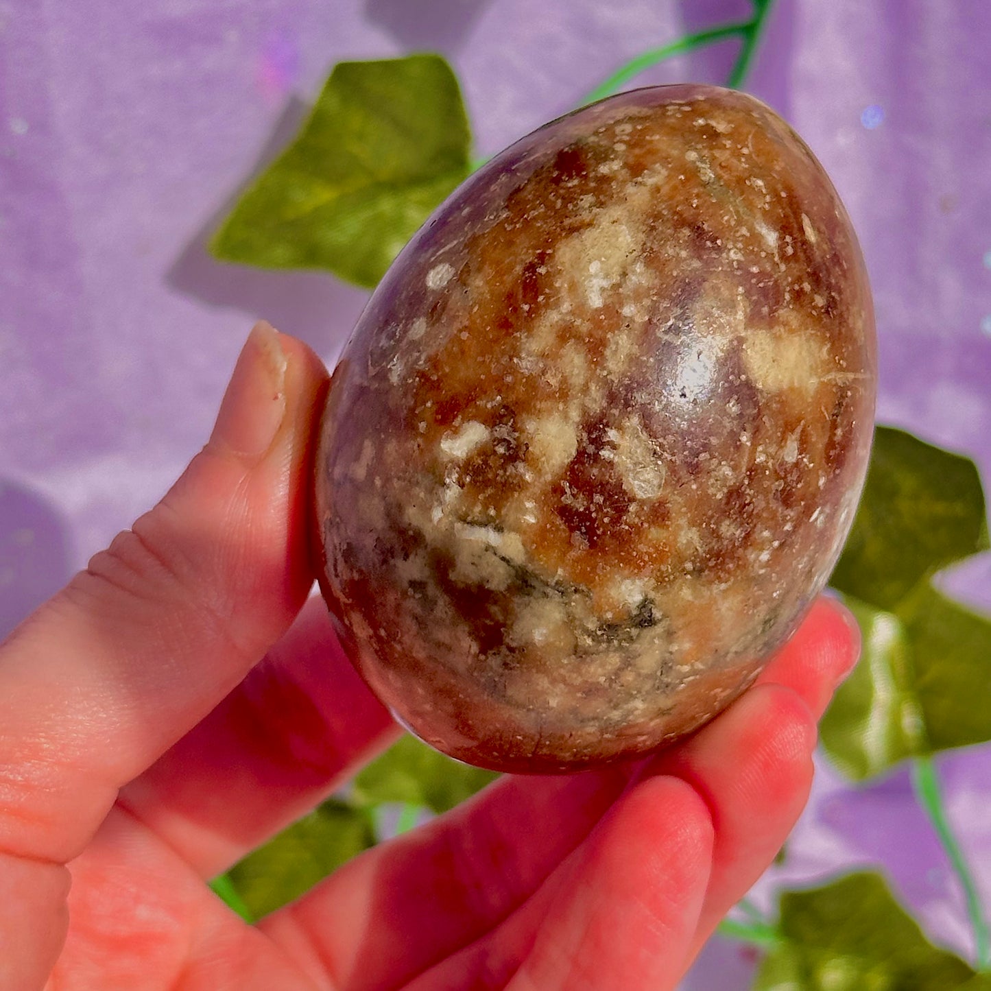 chocolate calcite egg carving