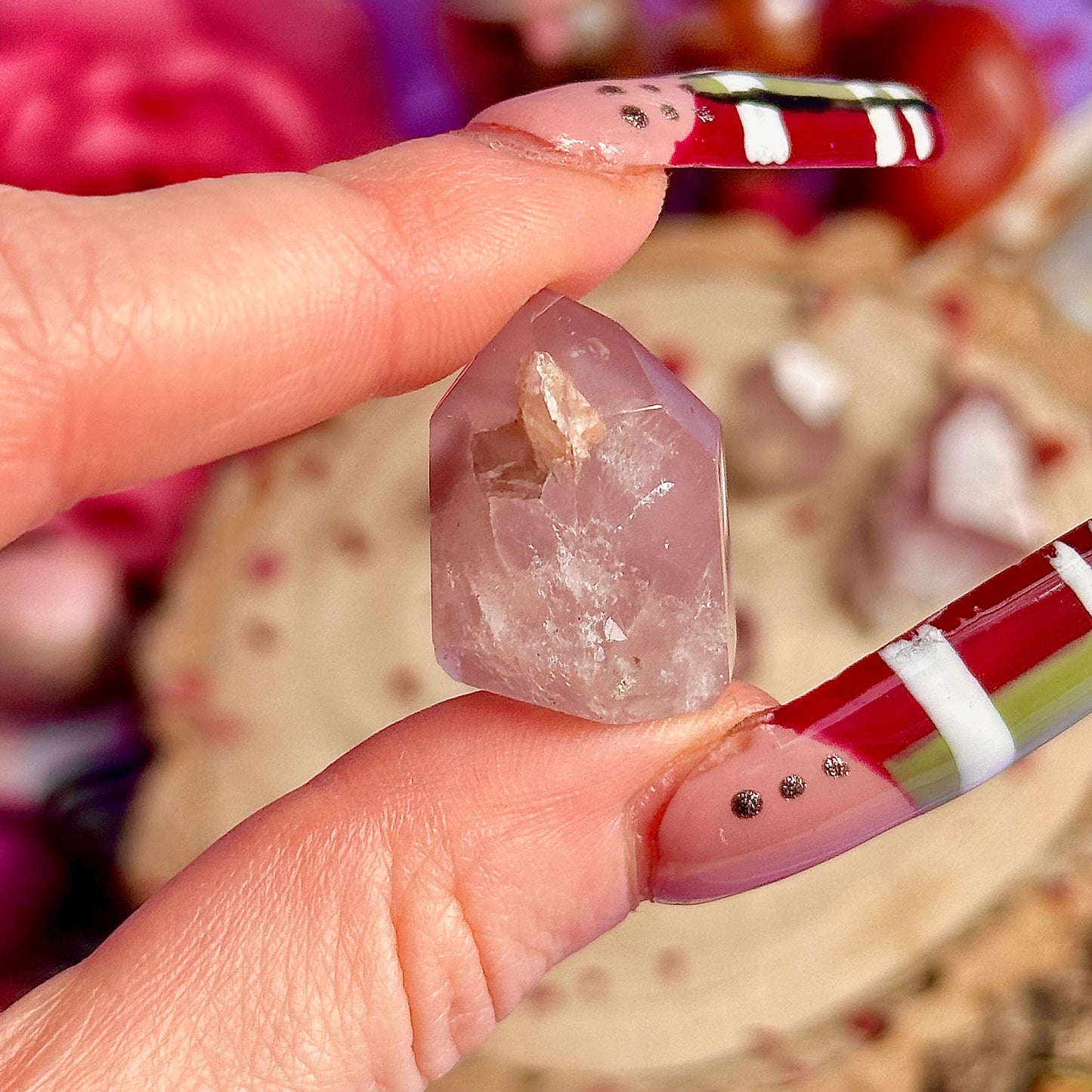 pink lithium quartz ~ choose your own