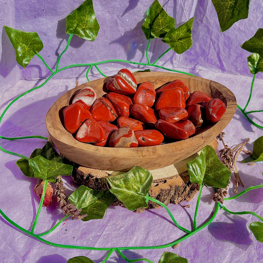 red jasper tumble