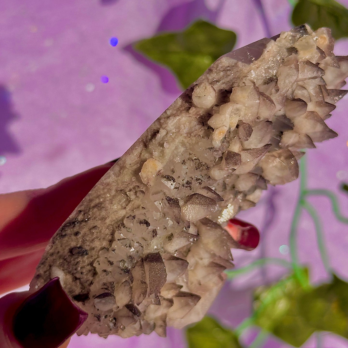 tigers tooth / dogs tooth calcite cluster specimen