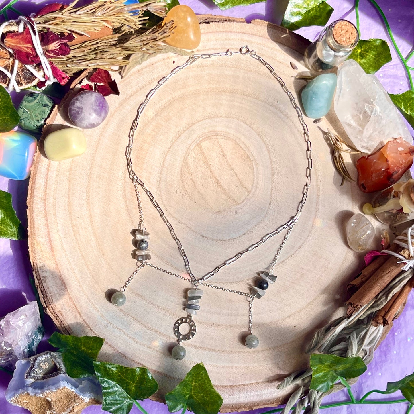 going through phases necklace