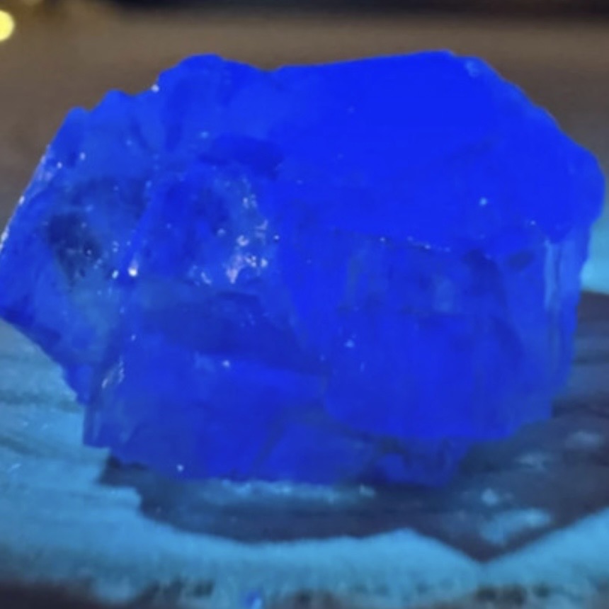 stalactitic UV cubic fluorite cluster specimen ~ choose your own