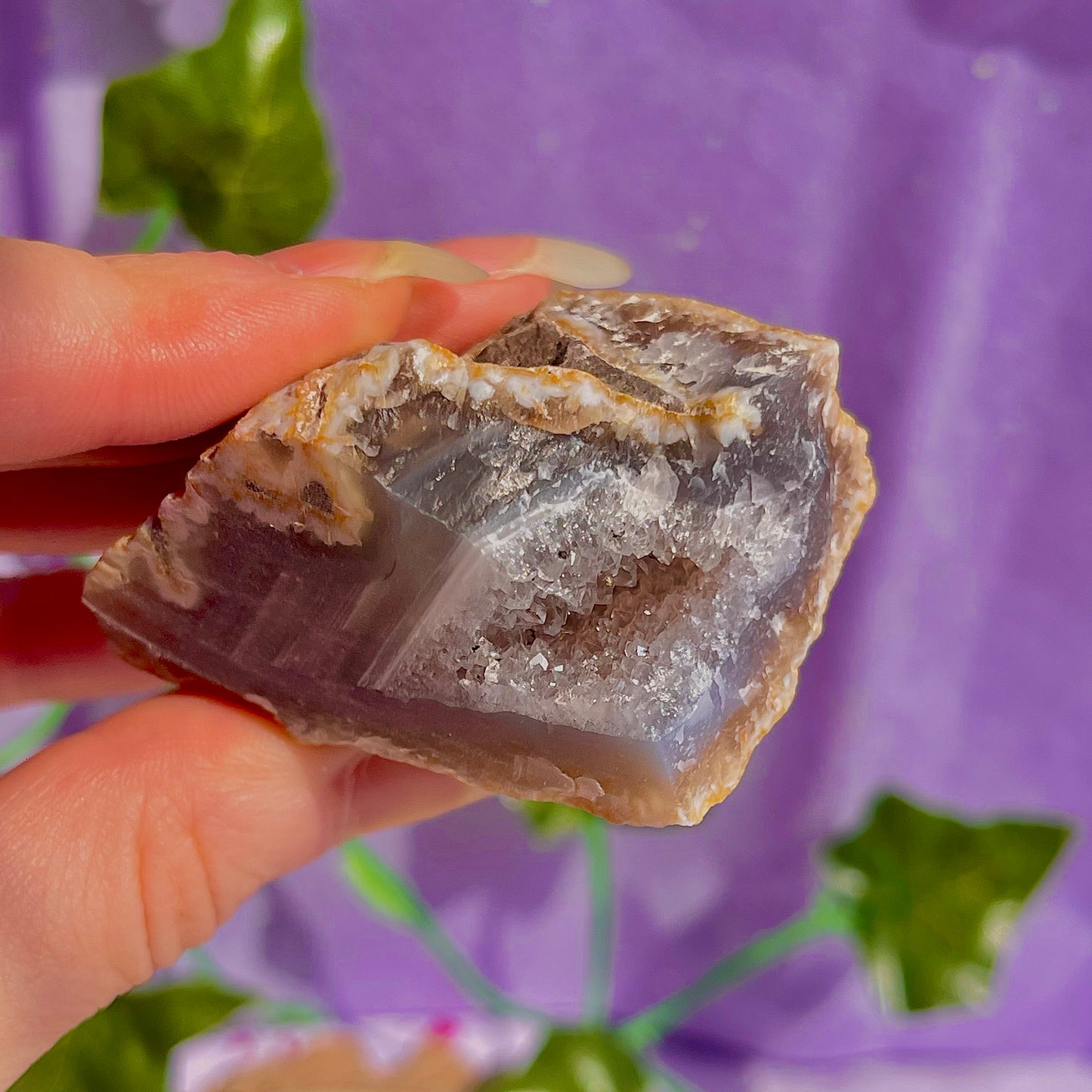 druzy agate geodes B1-5