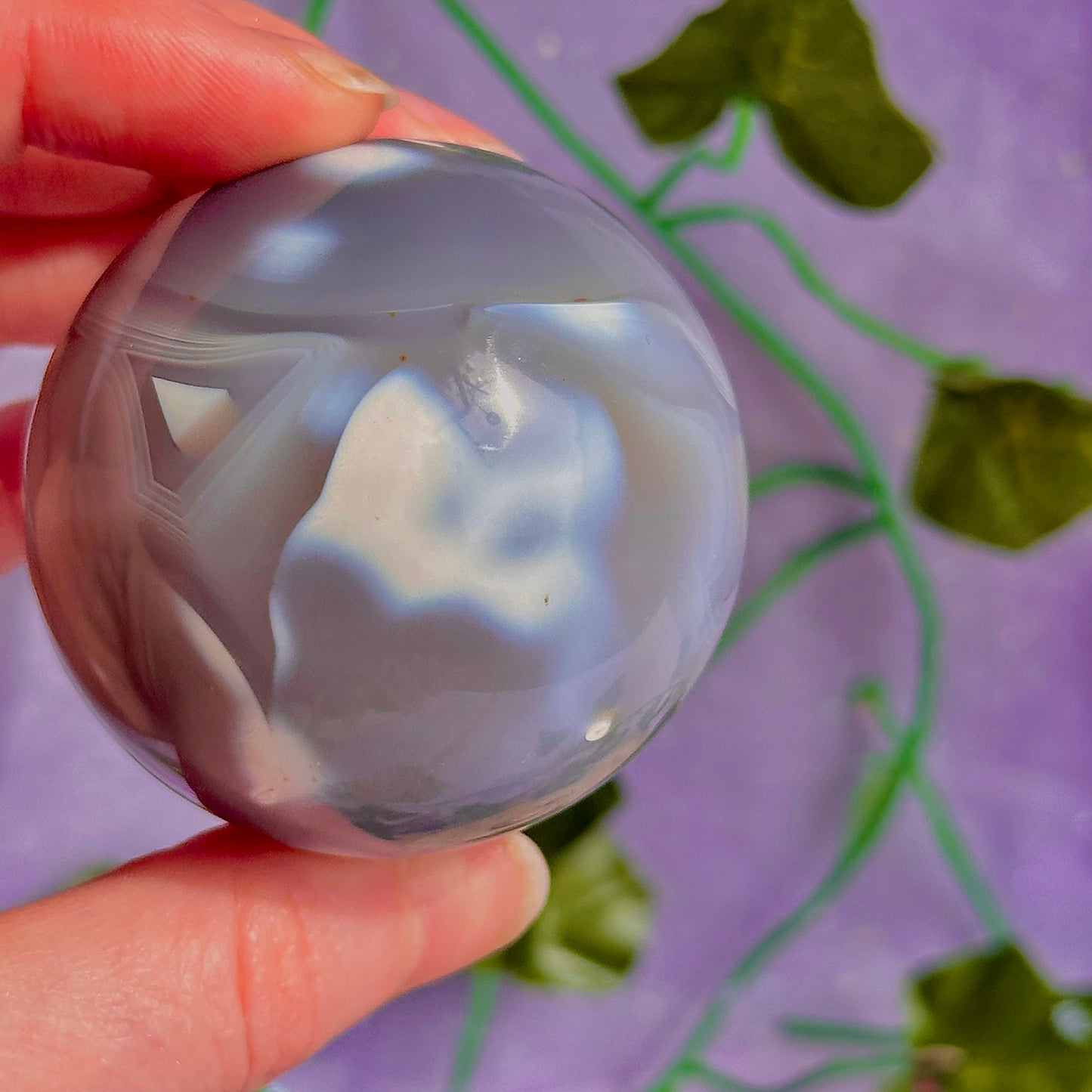 orca agate sphere