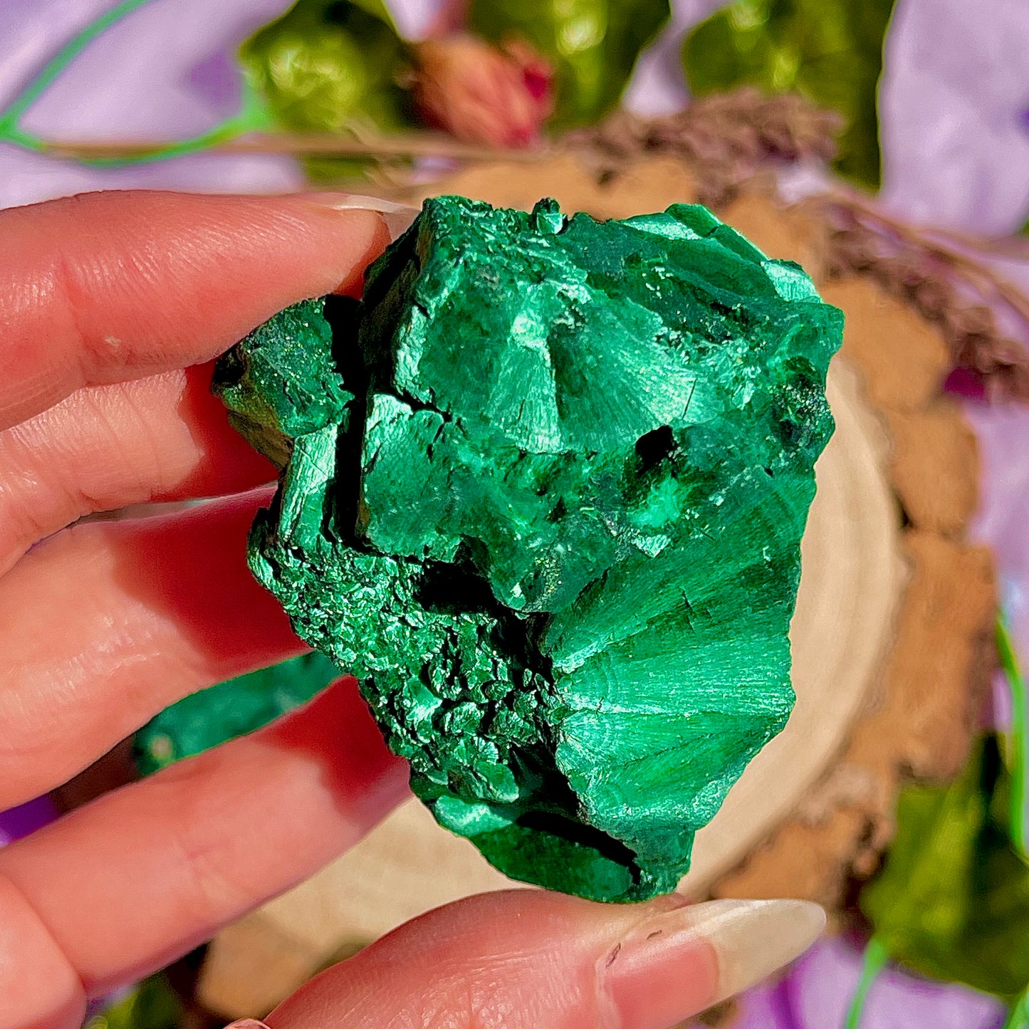 raw malachite specimens