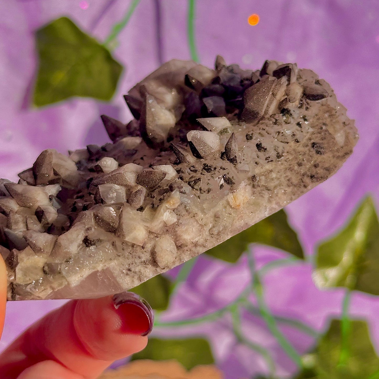 tigers tooth / dogs tooth calcite cluster specimen