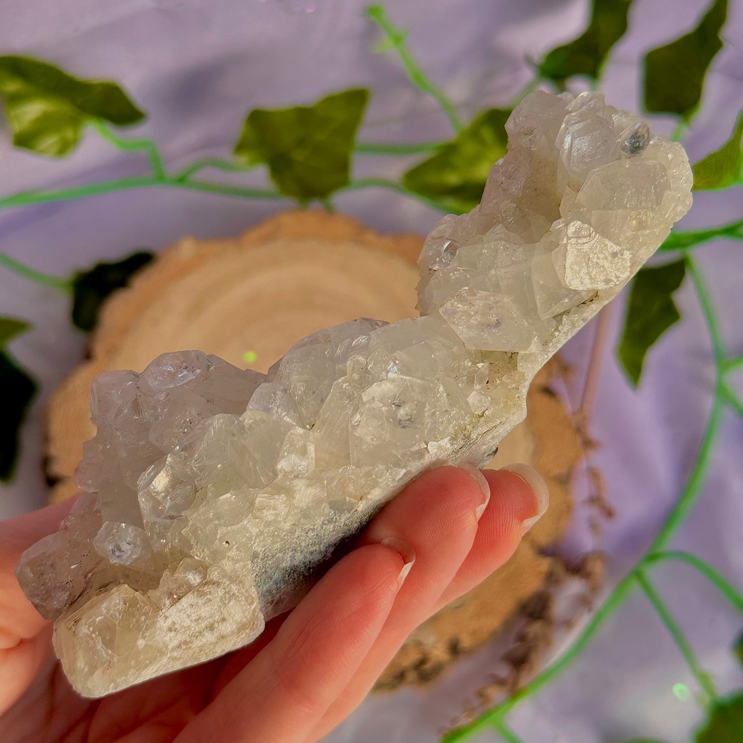 apophyllite specimen cluster