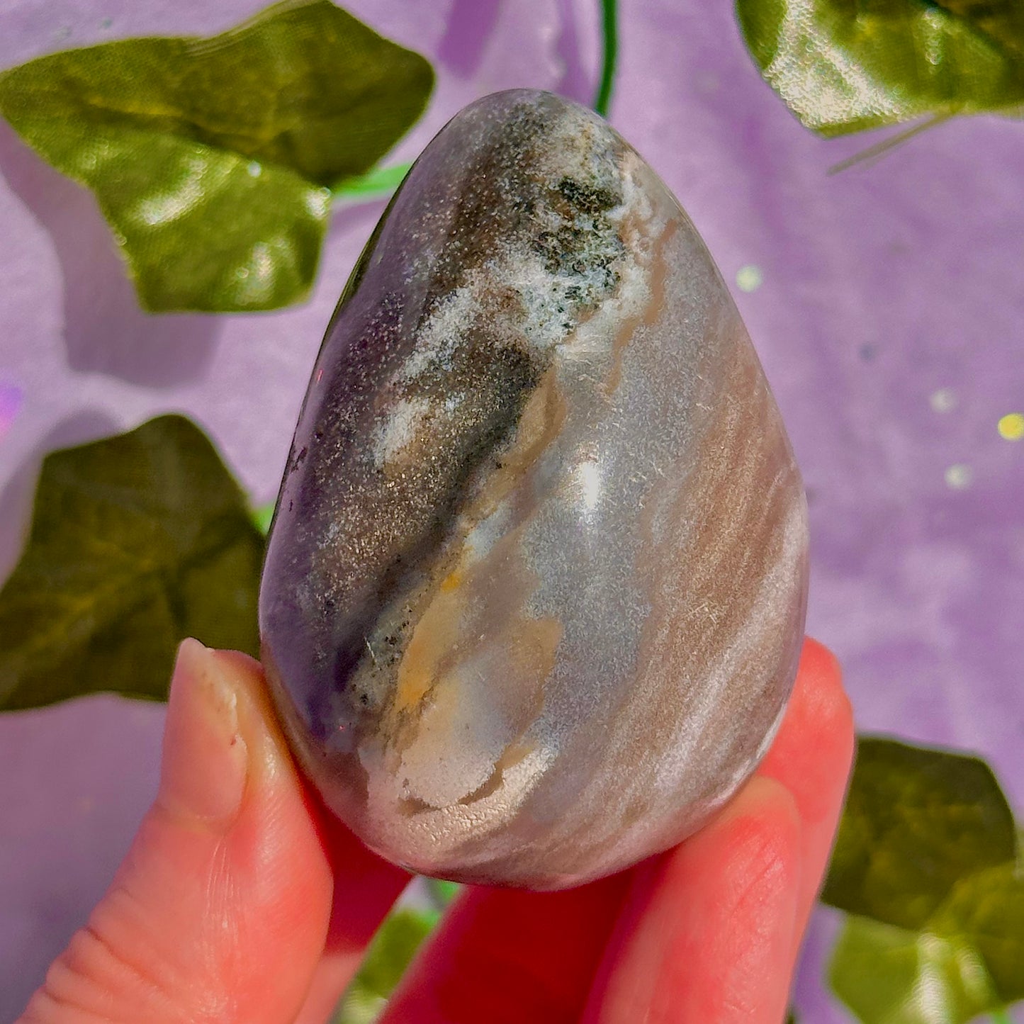 sea jasper egg carving