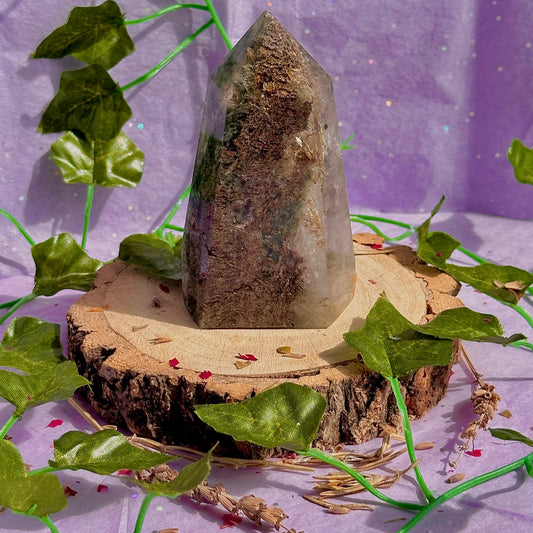garden quartz tower