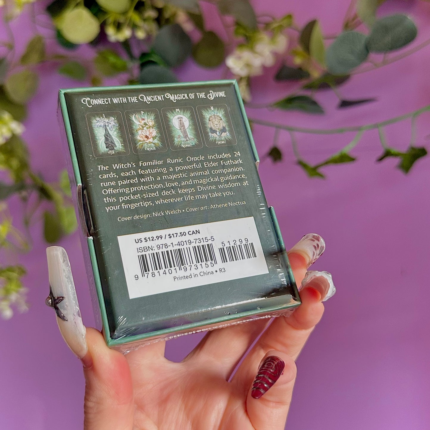 the witch’s familiar runic oracle deck