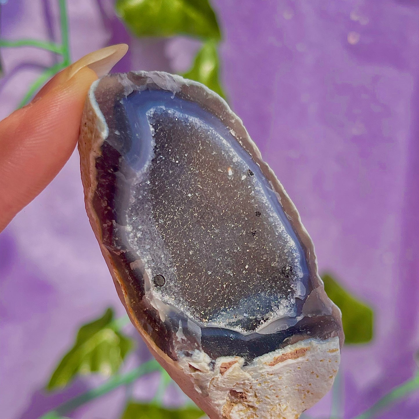 druzy agate geodes C1-5