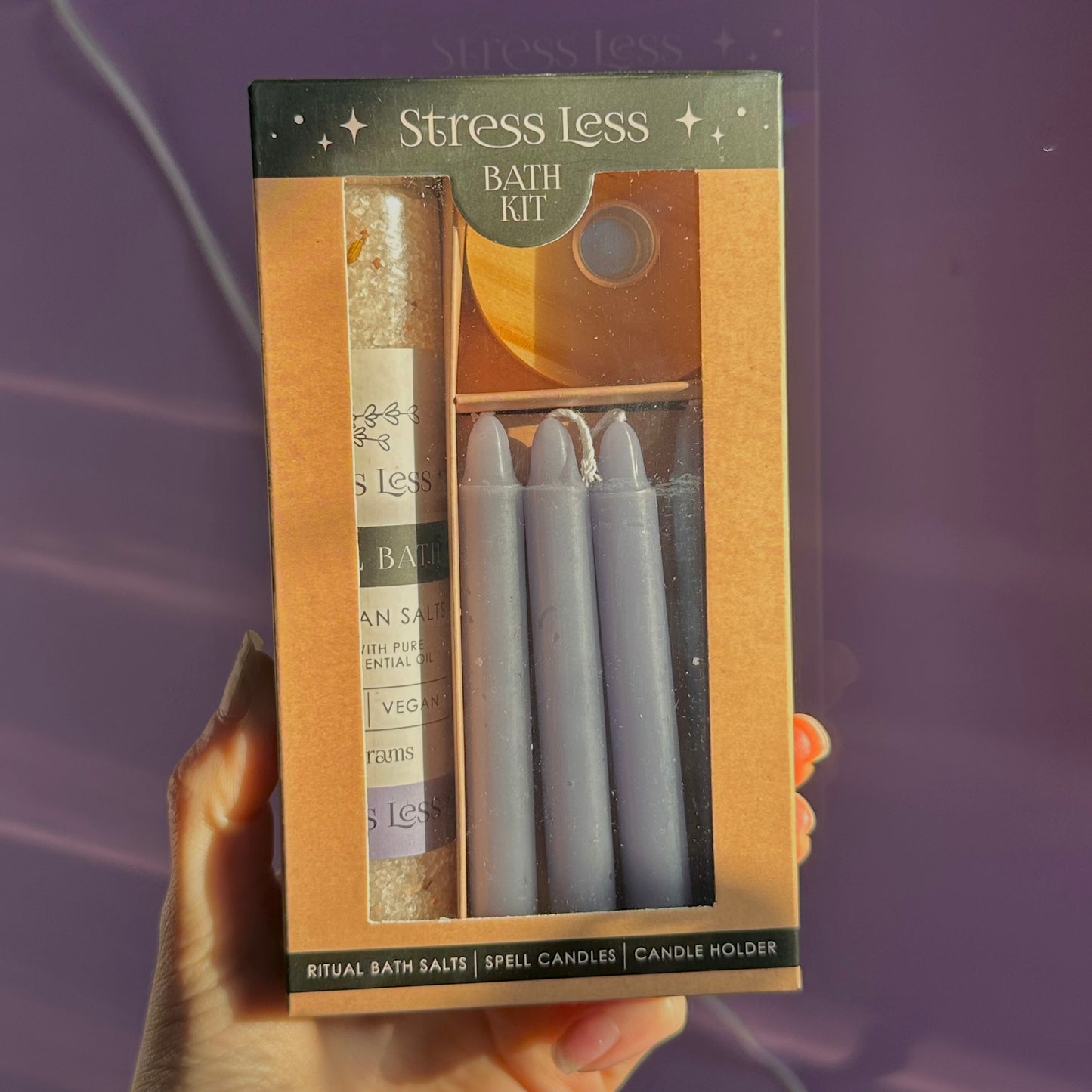 stress less magick herbal ritual bath kit