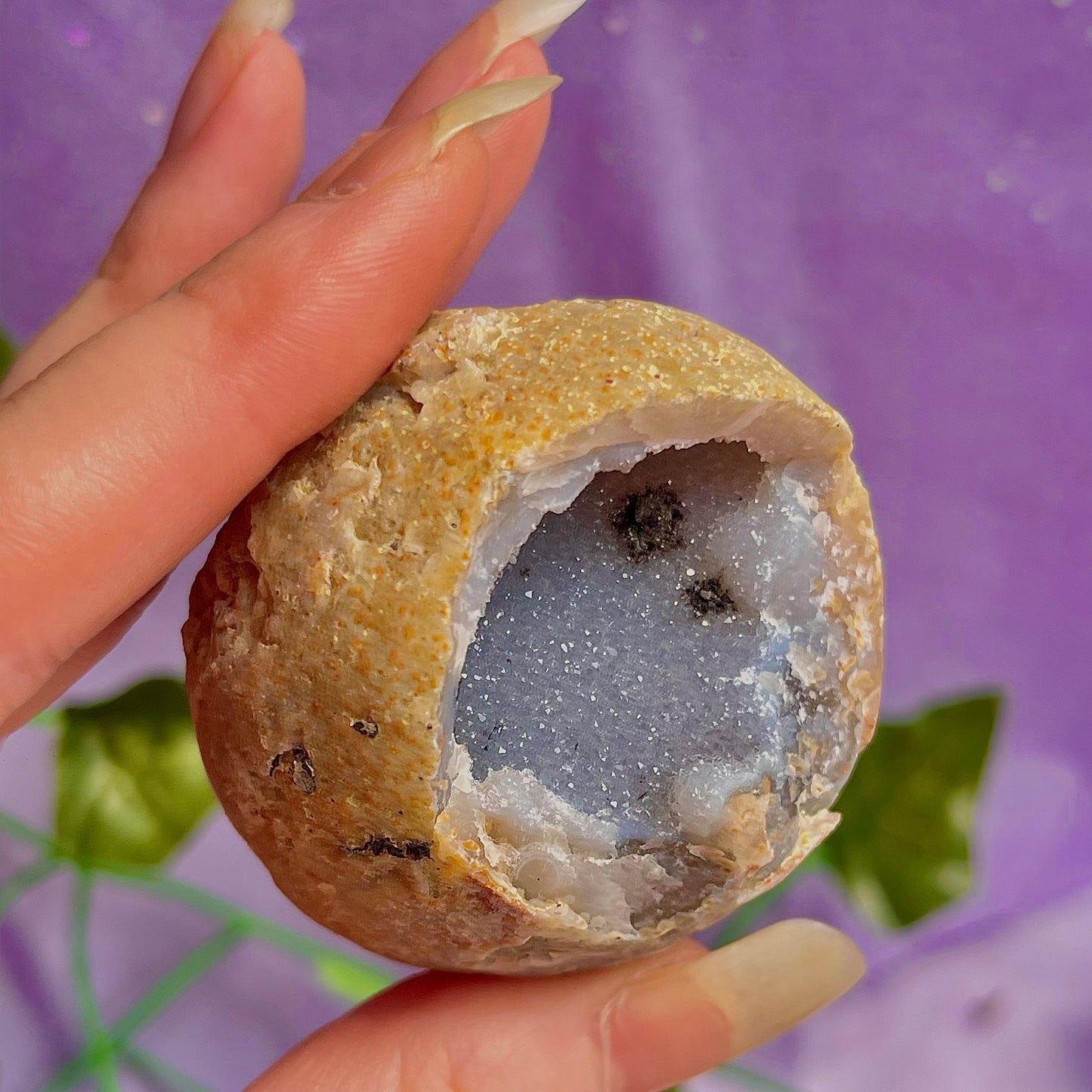 druzy agate geodes B1-5