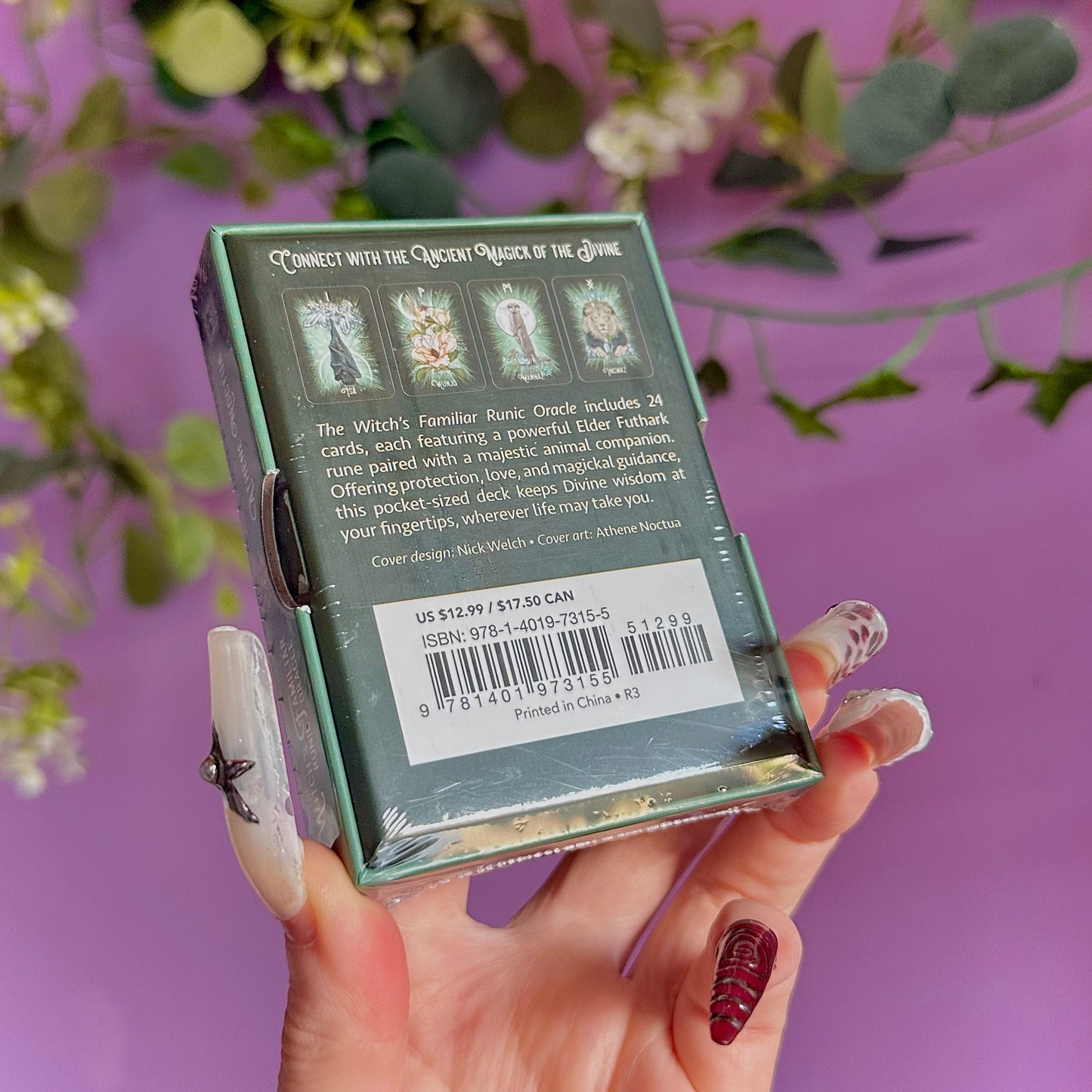 the witch’s familiar runic oracle deck