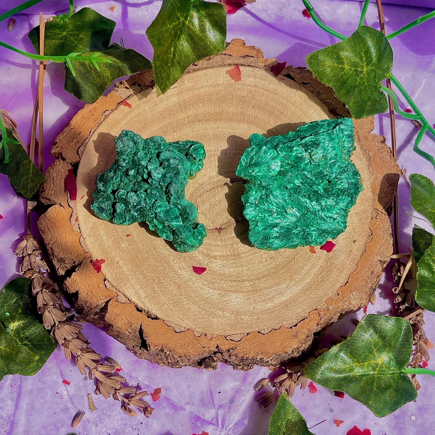 fibrous malachite specimen 1-2inch