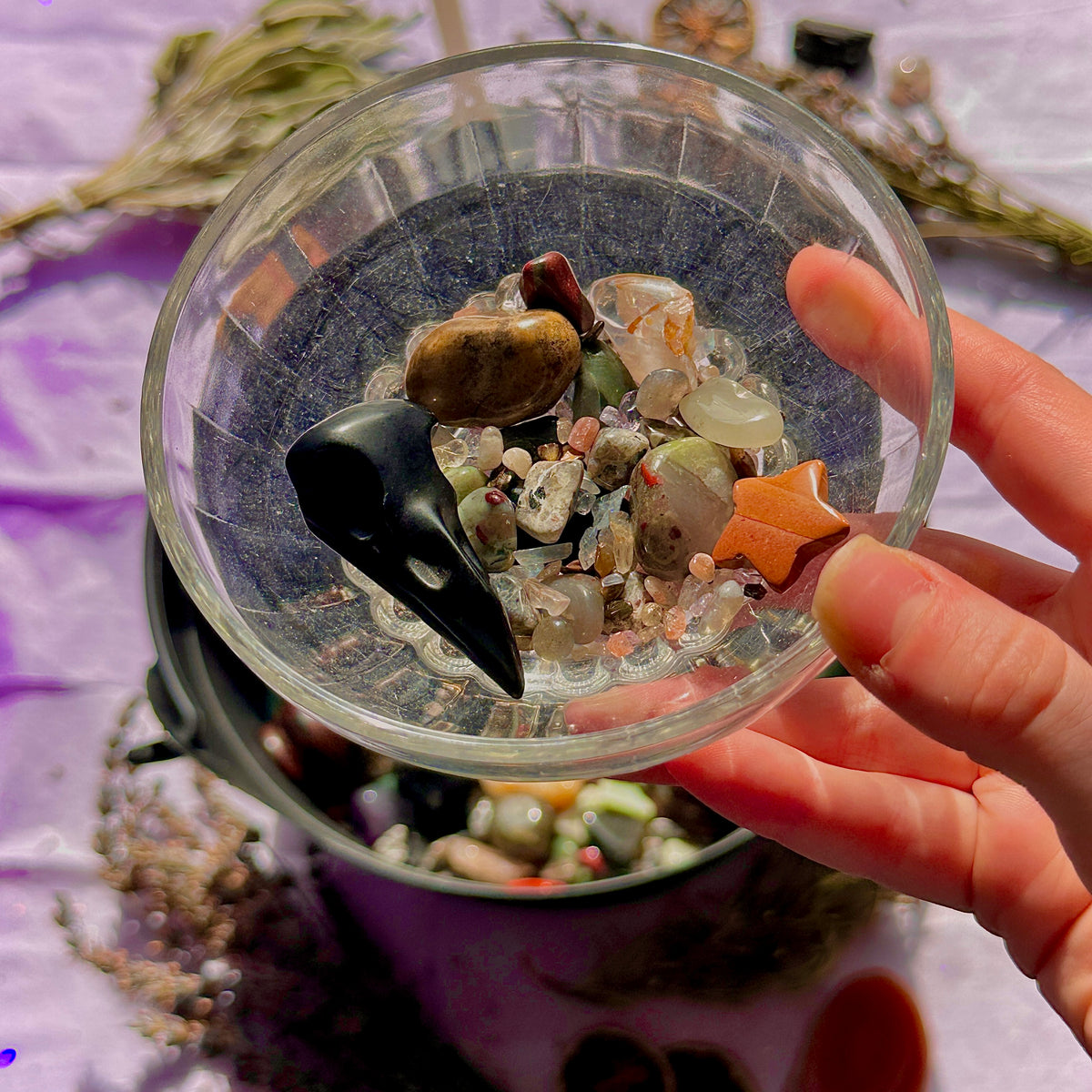 there’s a little witch in all of us crystal confetti mix