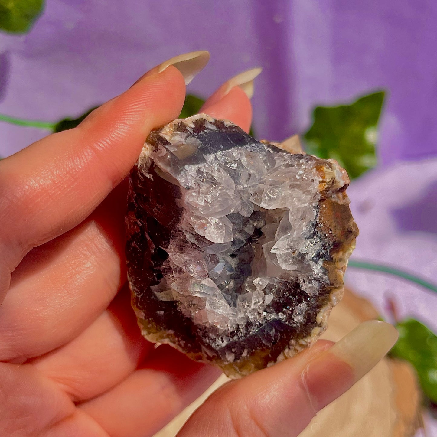 druzy agate geodes A1-5