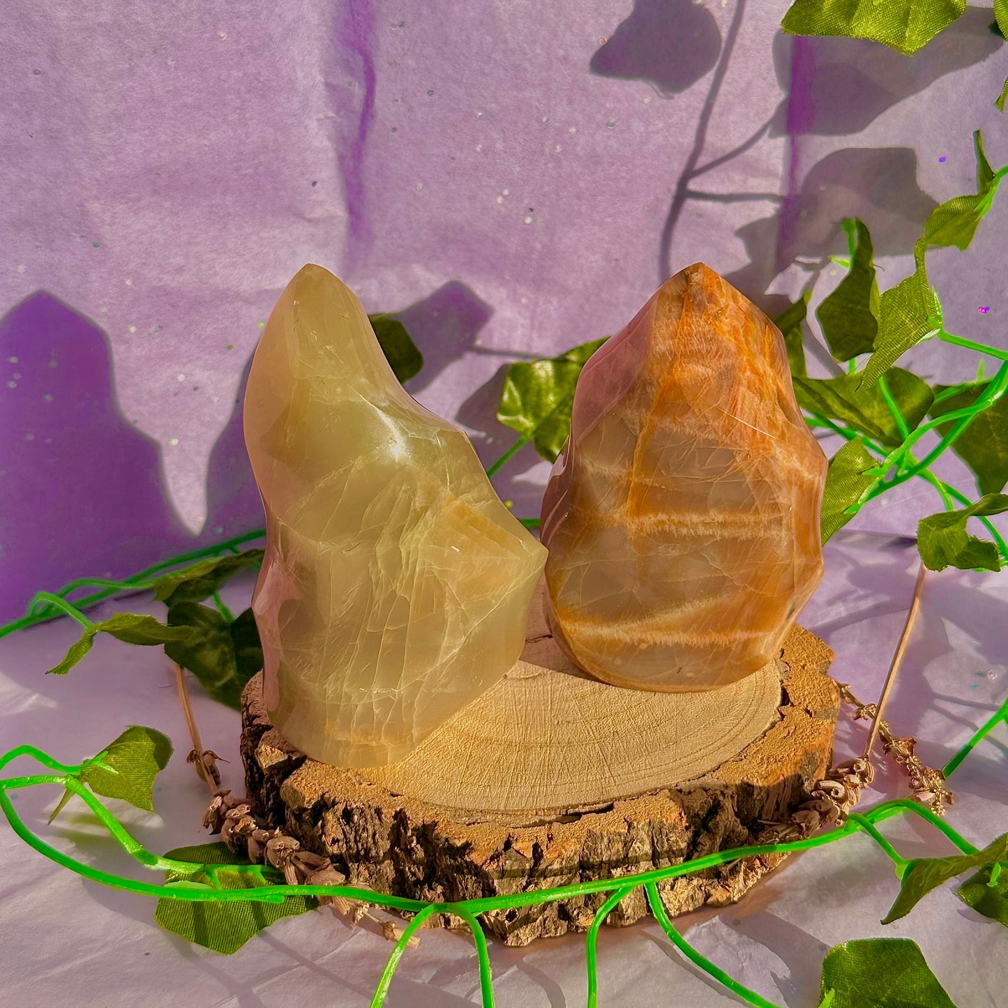 moonstone flame carving ~ intuitively chosen