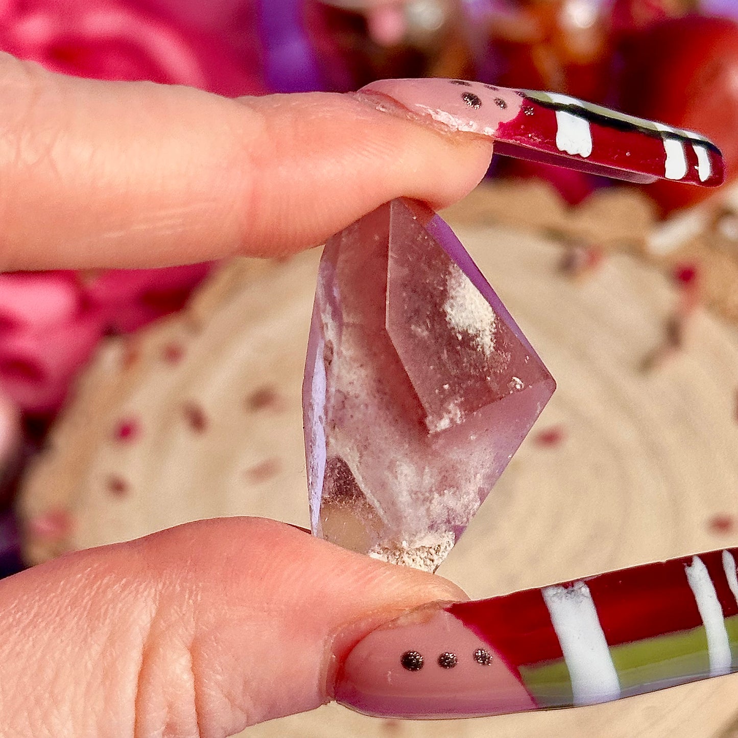 pink lithium quartz ~ choose your own