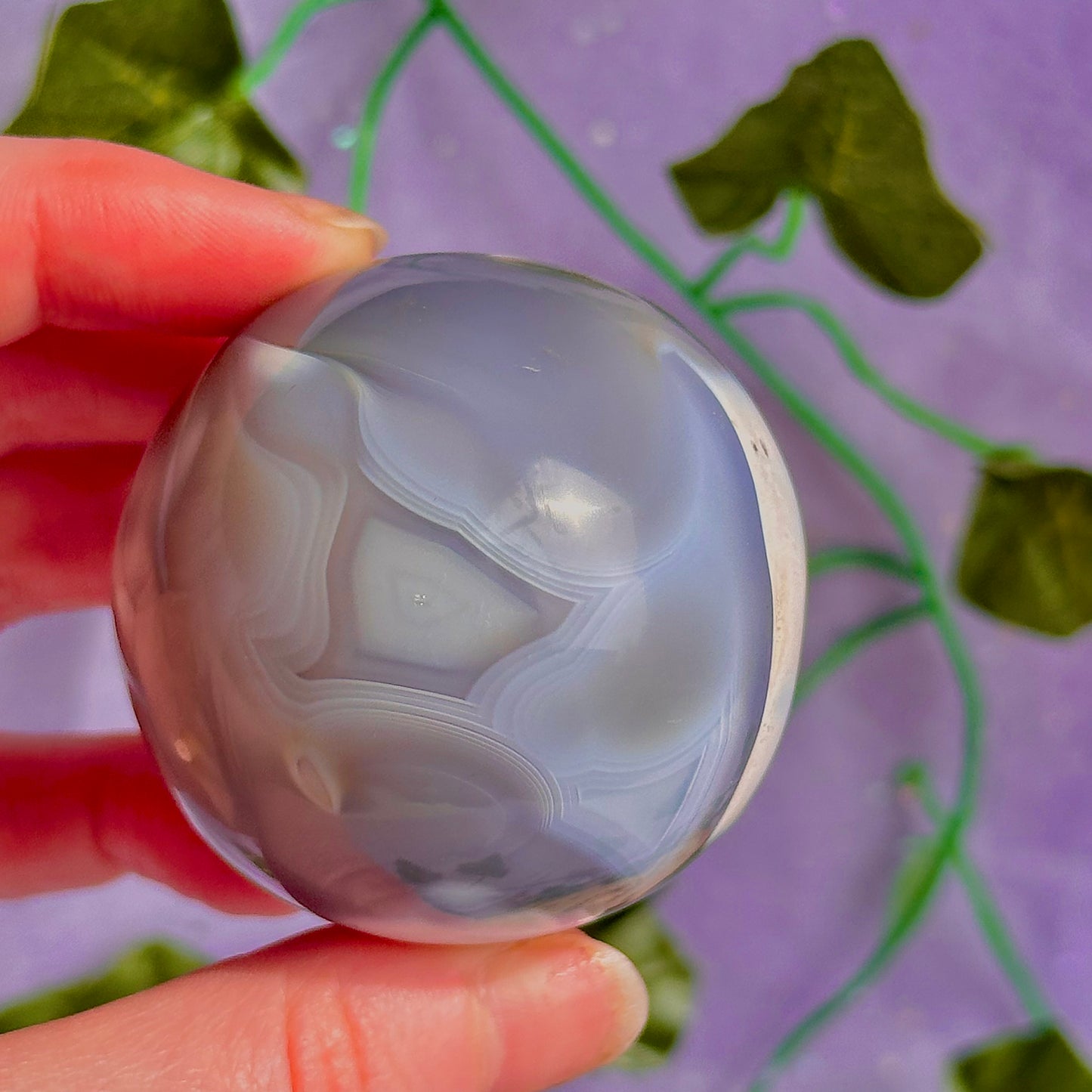 orca agate sphere