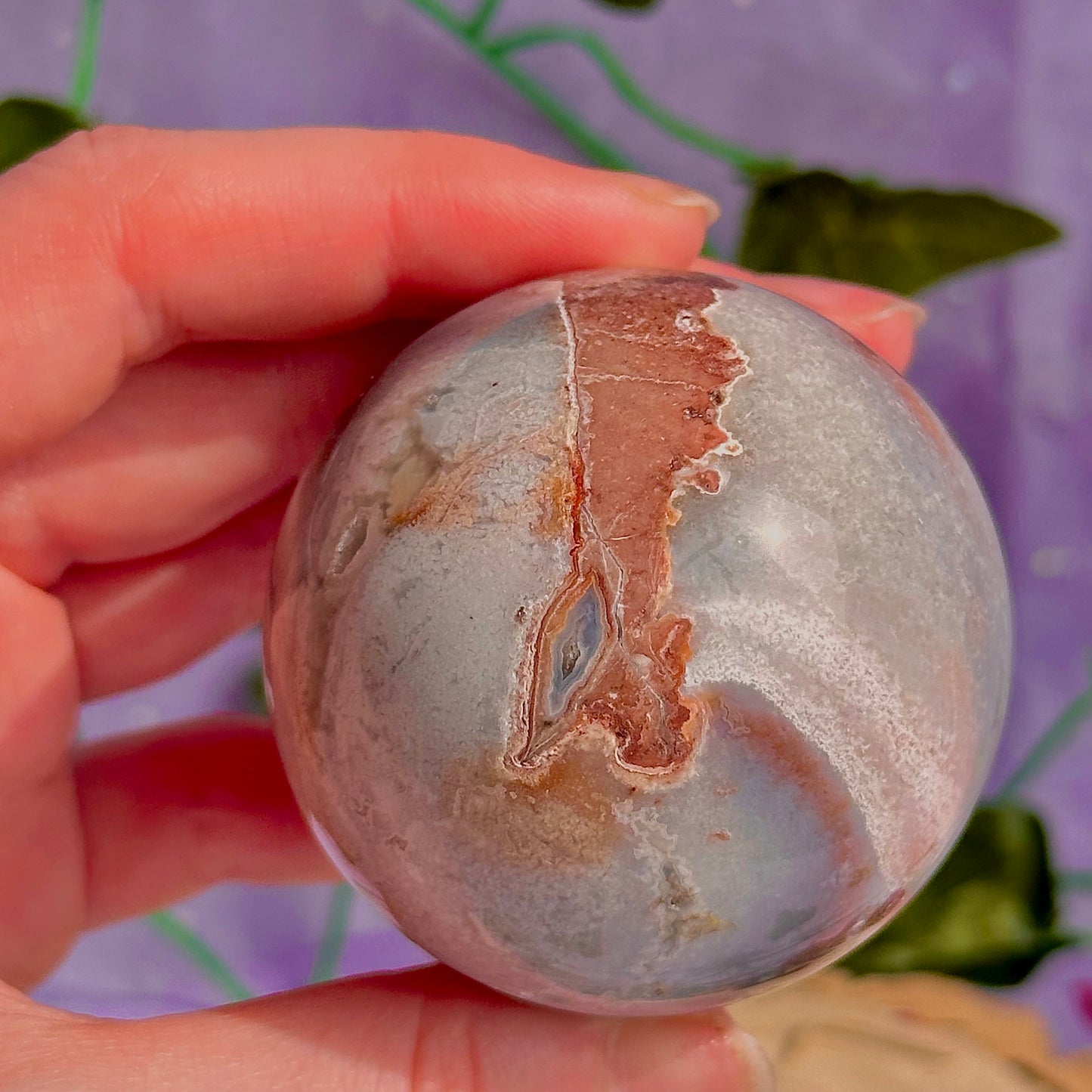 mexican agate sphere