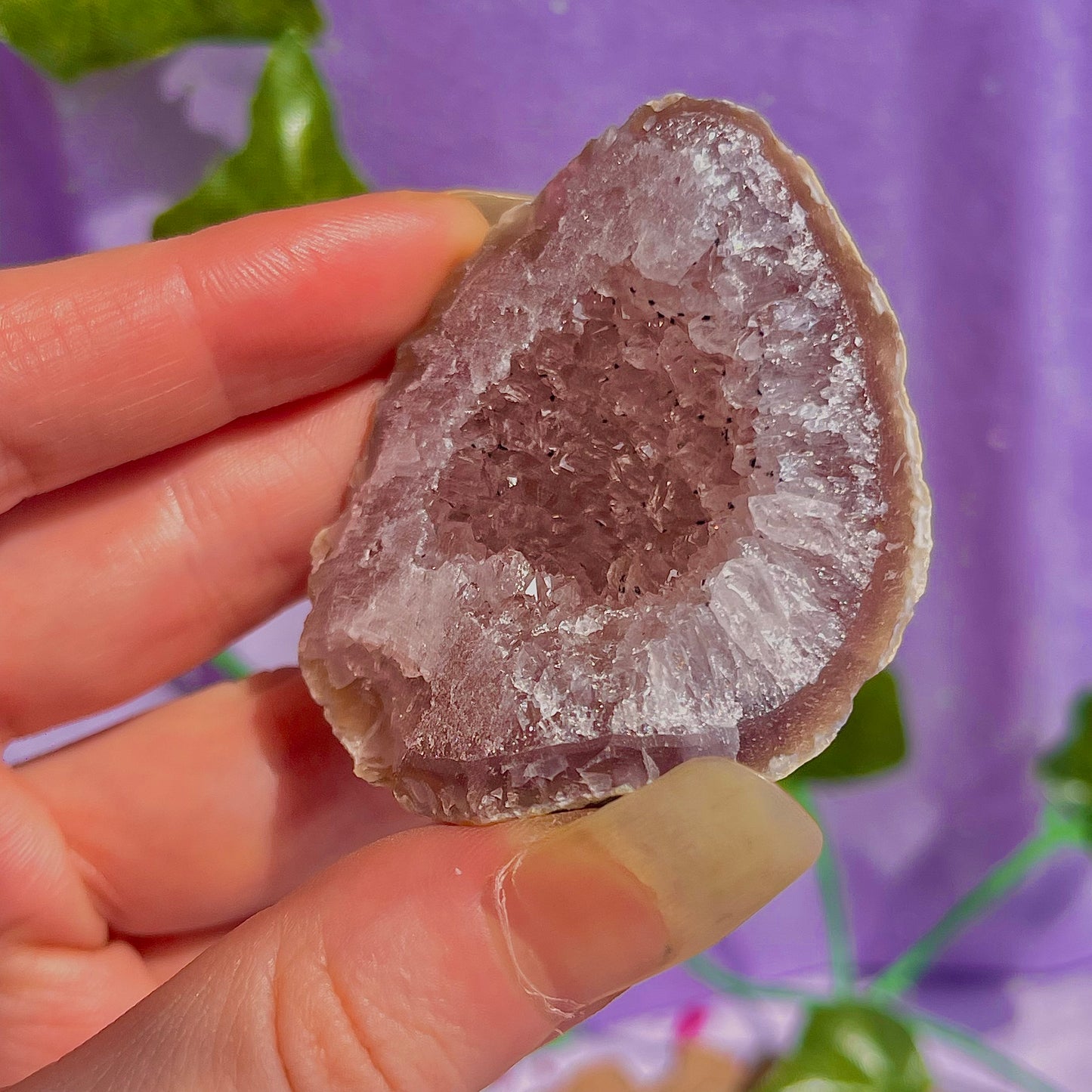 druzy agate geodes B1-5