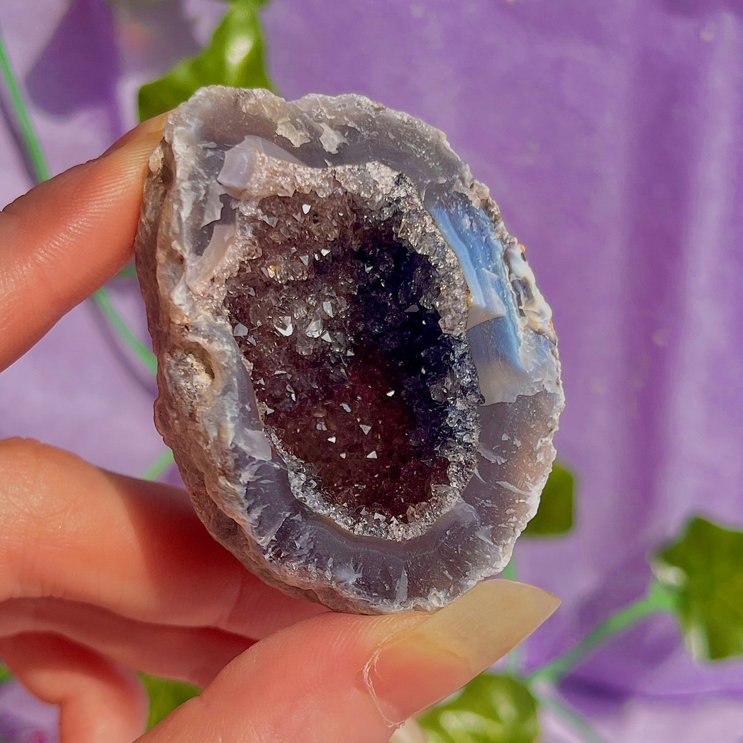 druzy agate geodes E1-3