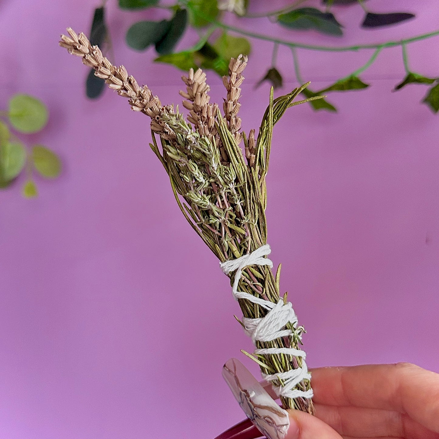 handmade herbal cleansing wands