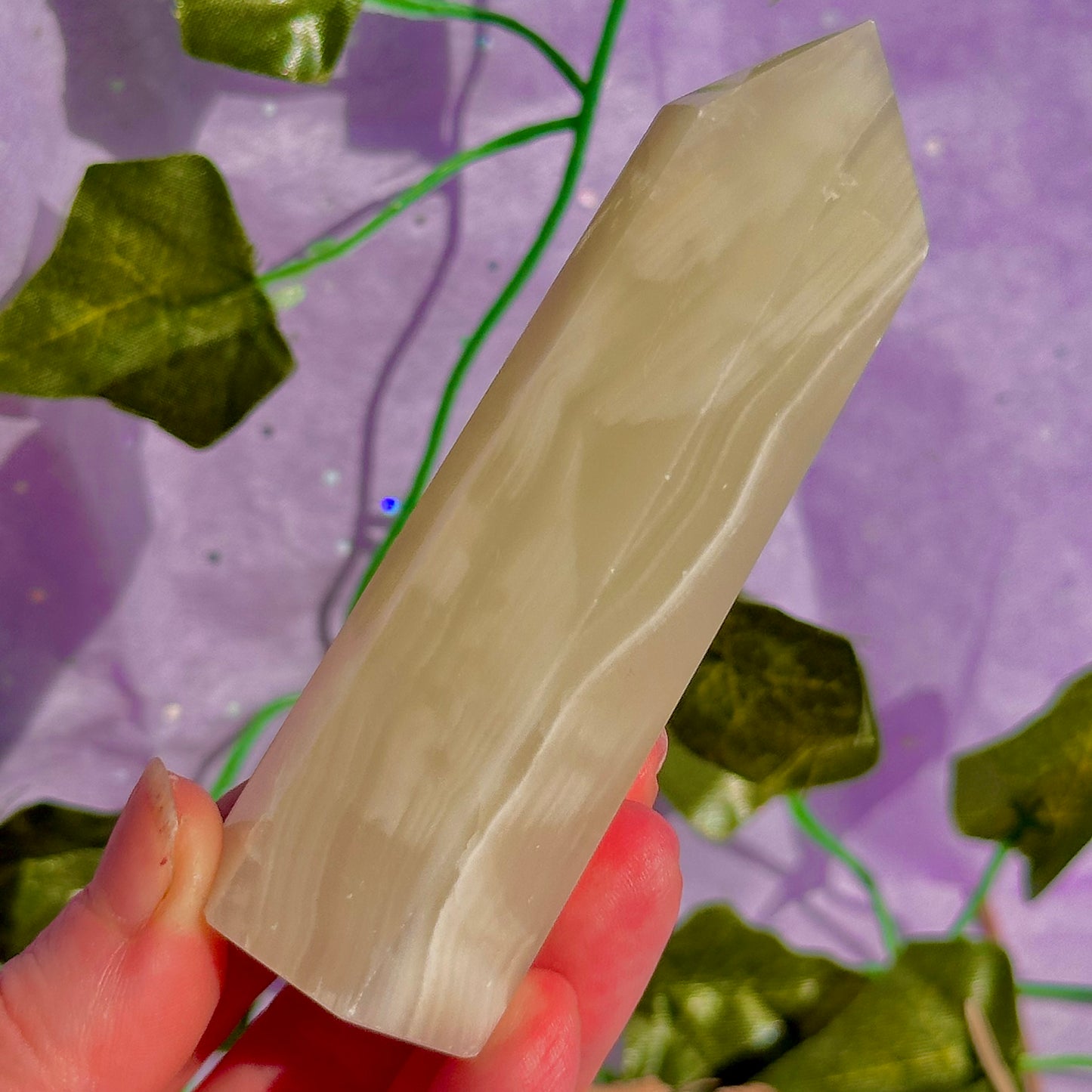 green towers ~ green fuchsite & banded calcite/onyx ~ choose your own