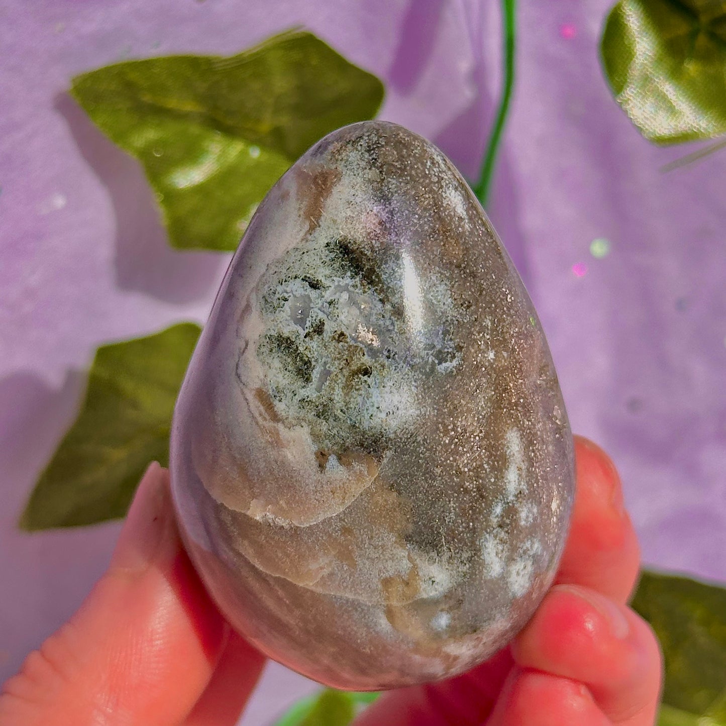 sea jasper egg carving