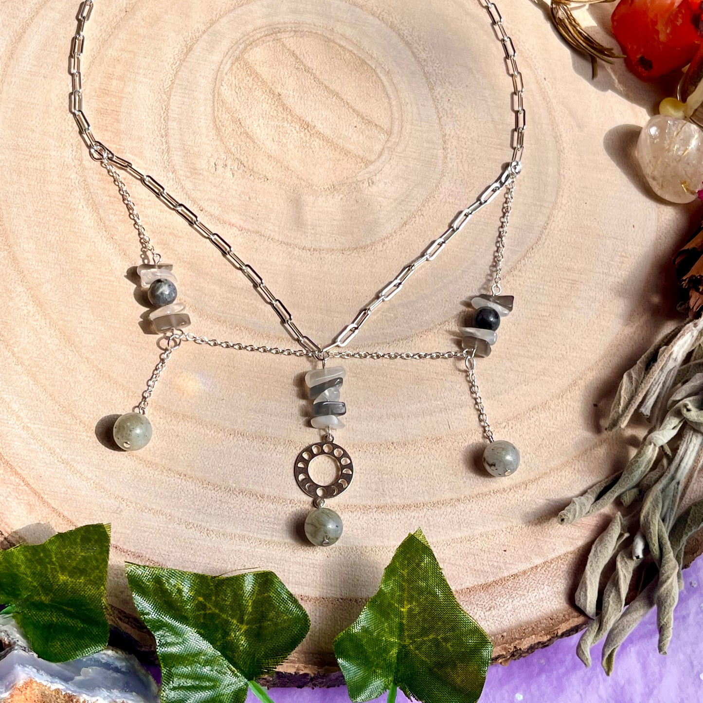 going through phases necklace