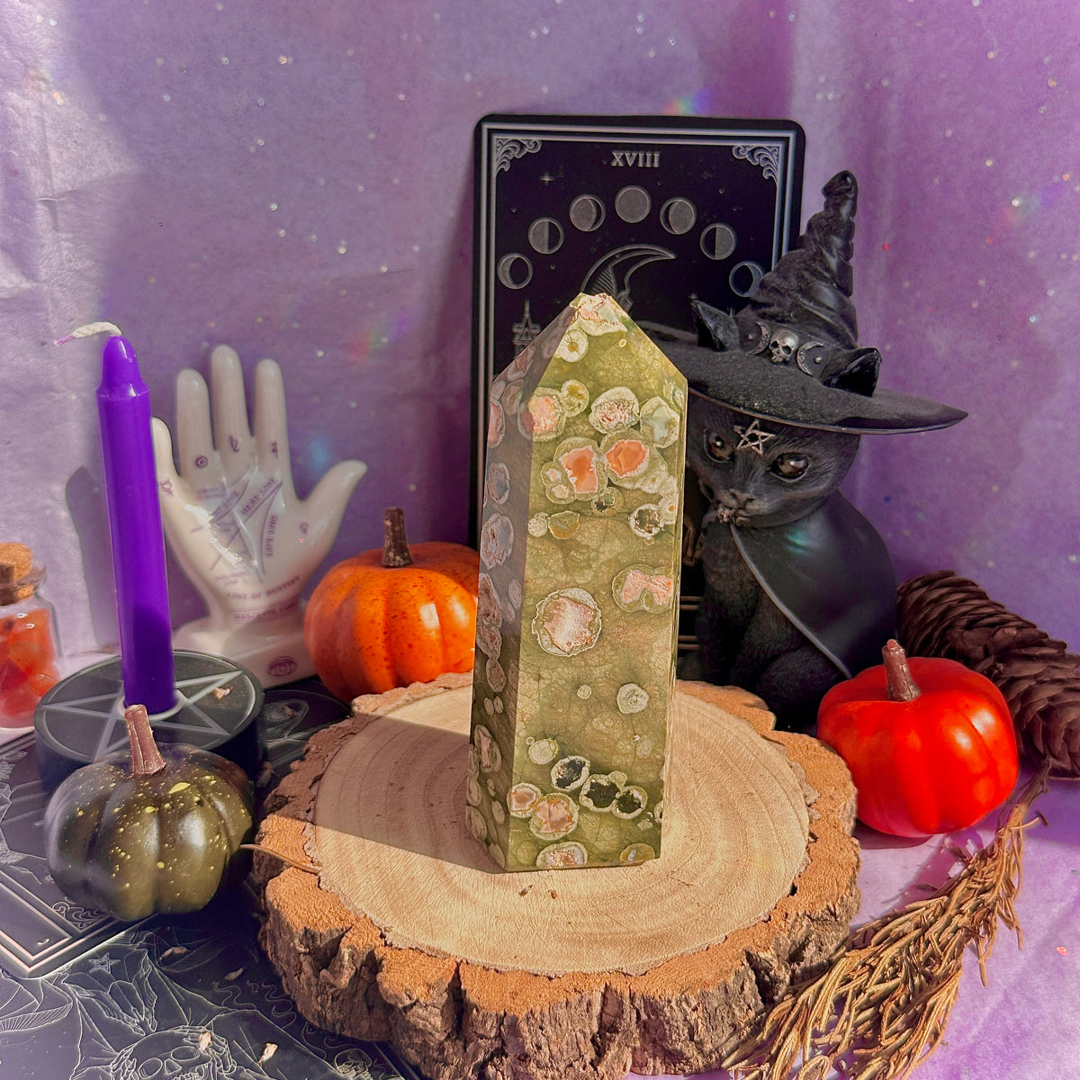 rainforest jasper chunky tower ~ imperfect