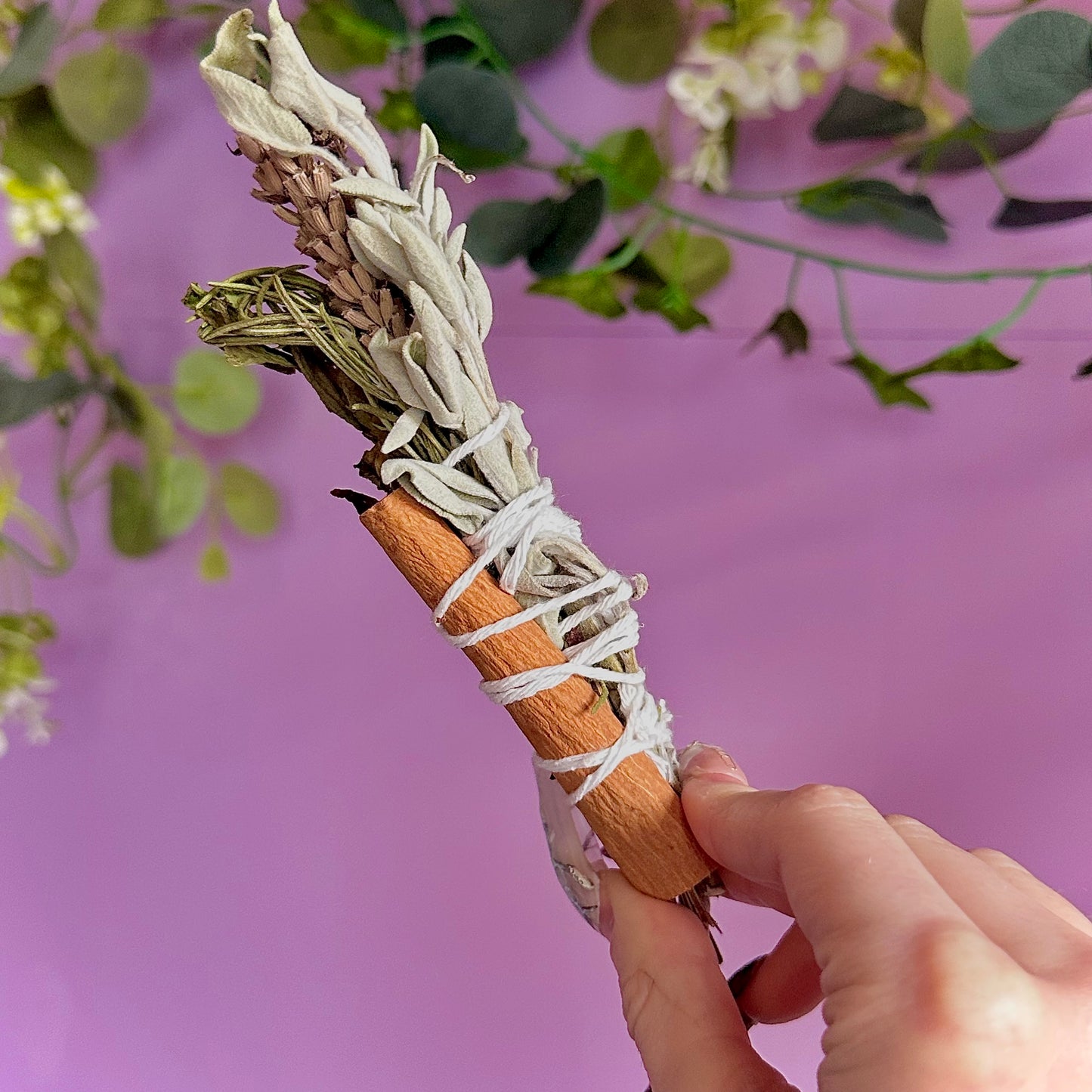 handmade herbal cleansing wands