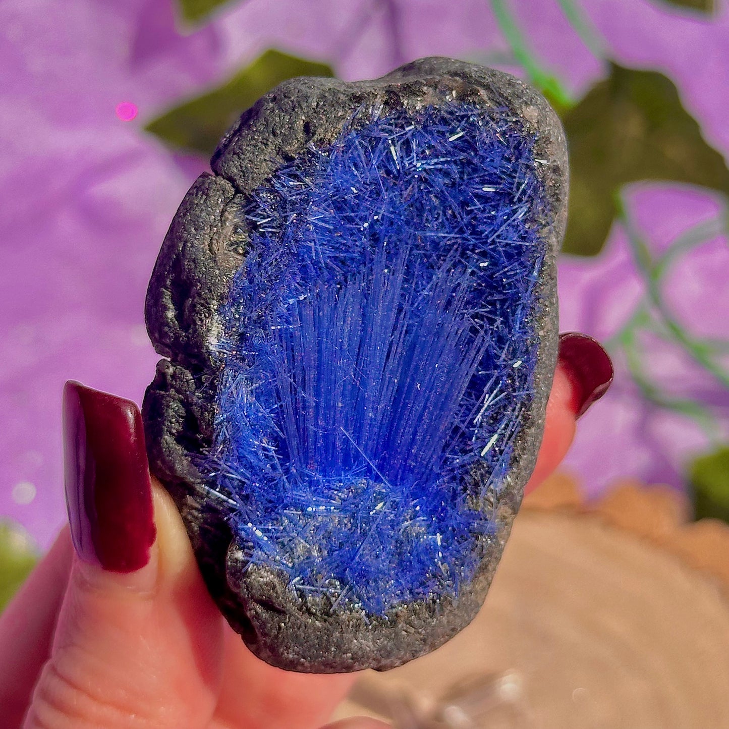 blue goethite rare specimen