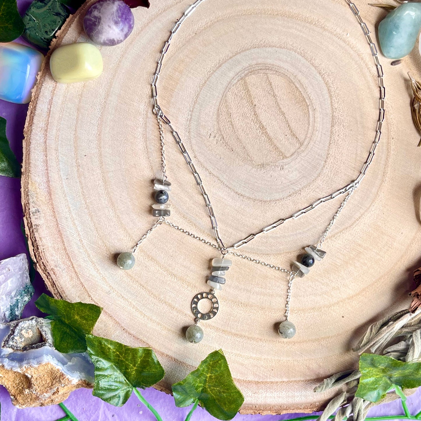 going through phases necklace