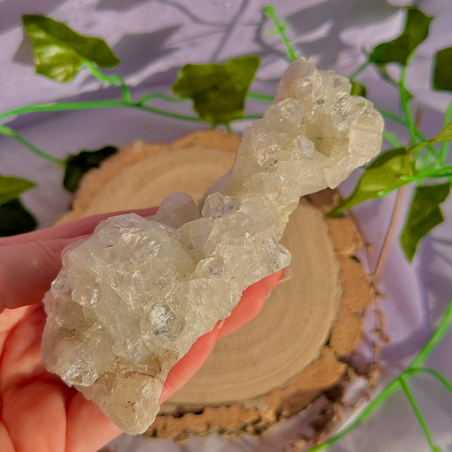 apophyllite specimen cluster
