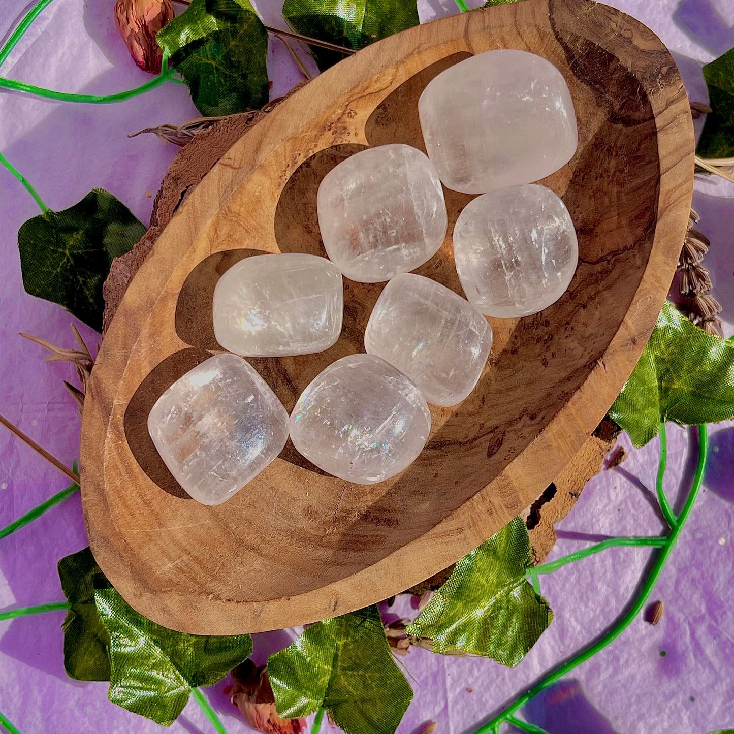optical calcite tumbles