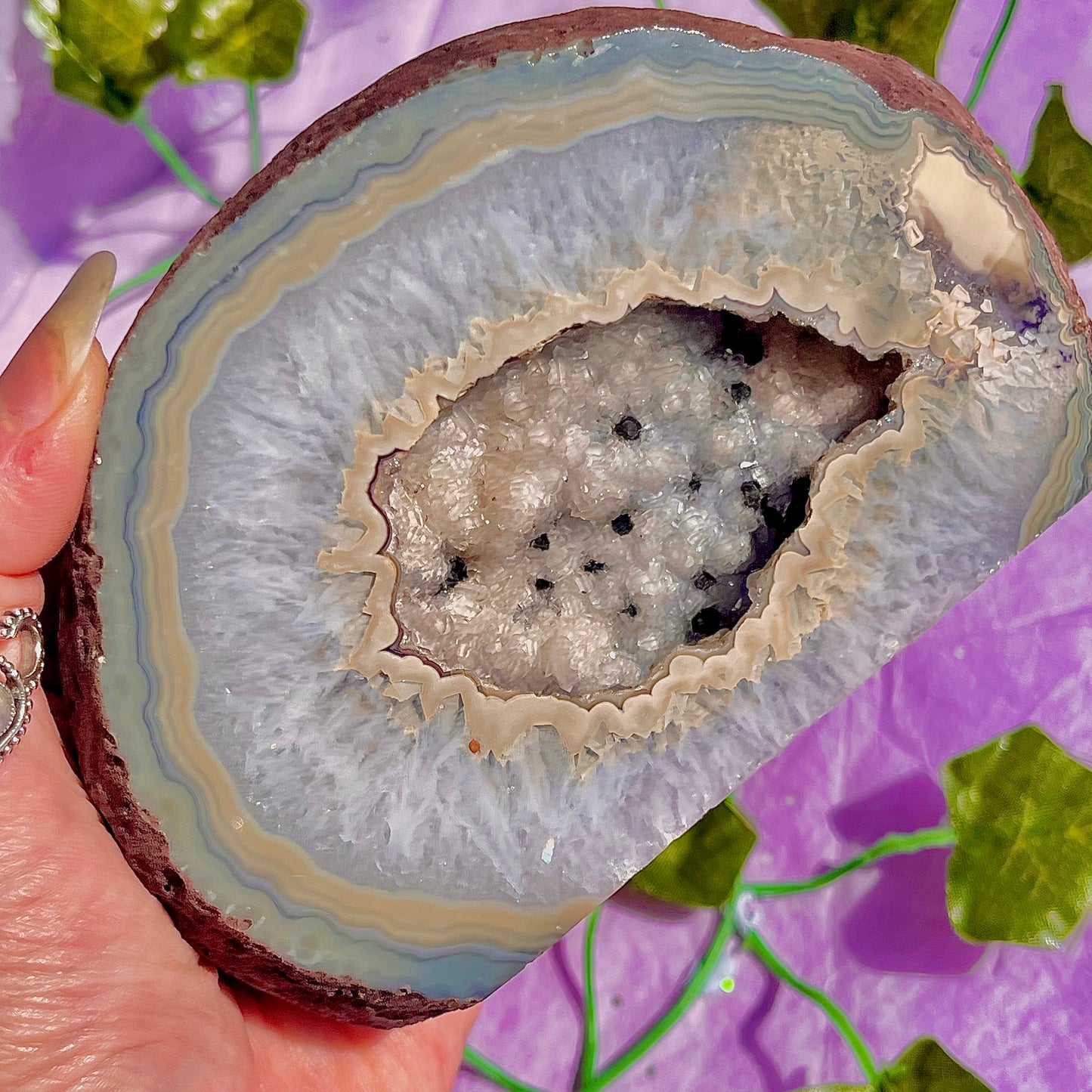 druzy agate freeform