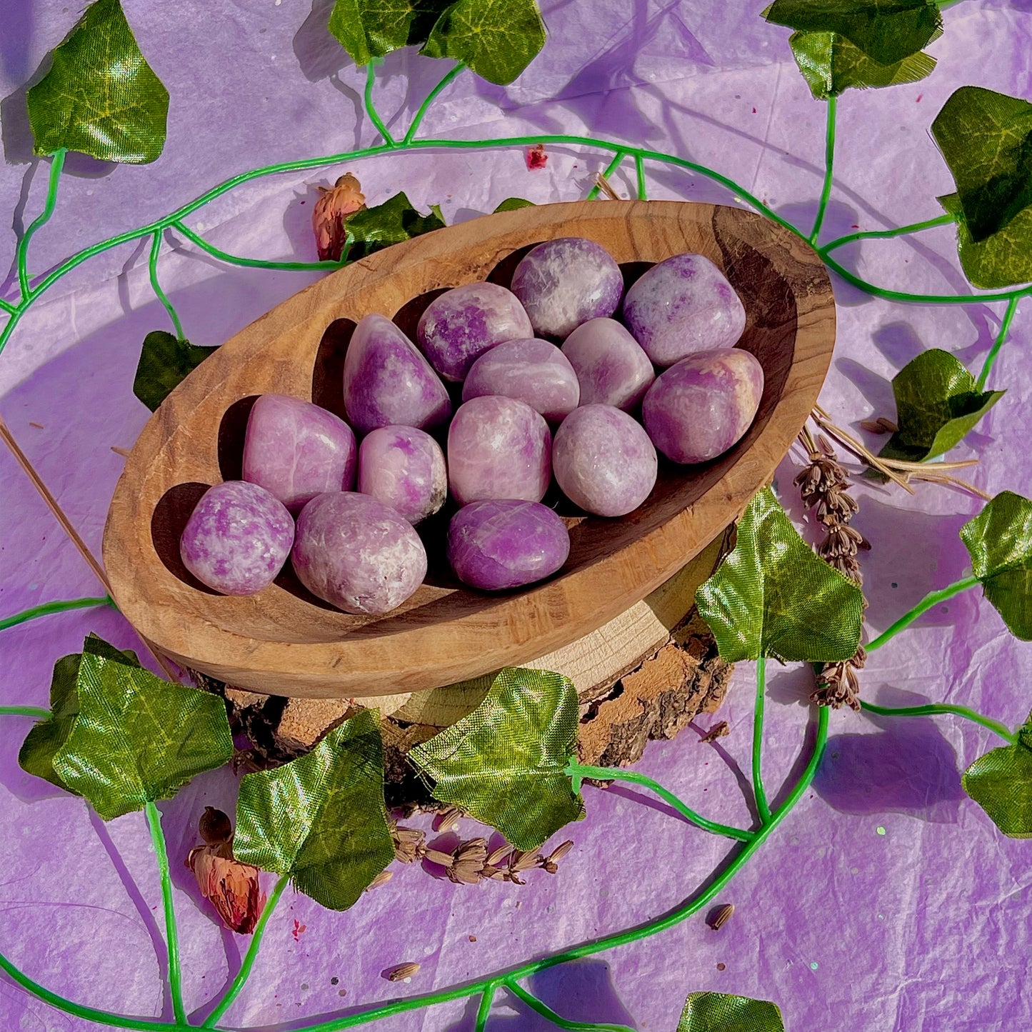 lepidolite tumble