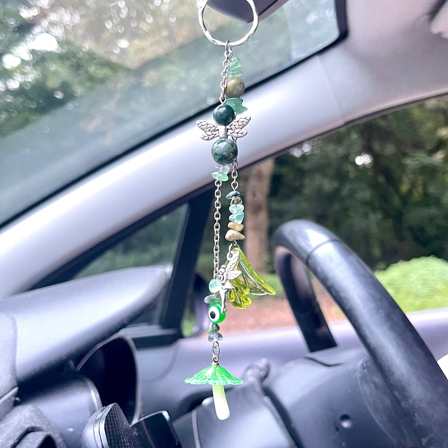 fairy forest car charm