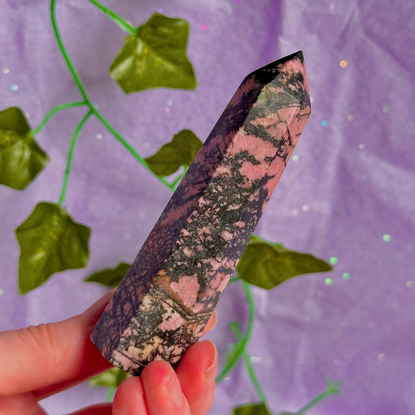 pink/red towers ~ pink opal, rhodonite & carnelian ~ choose your own