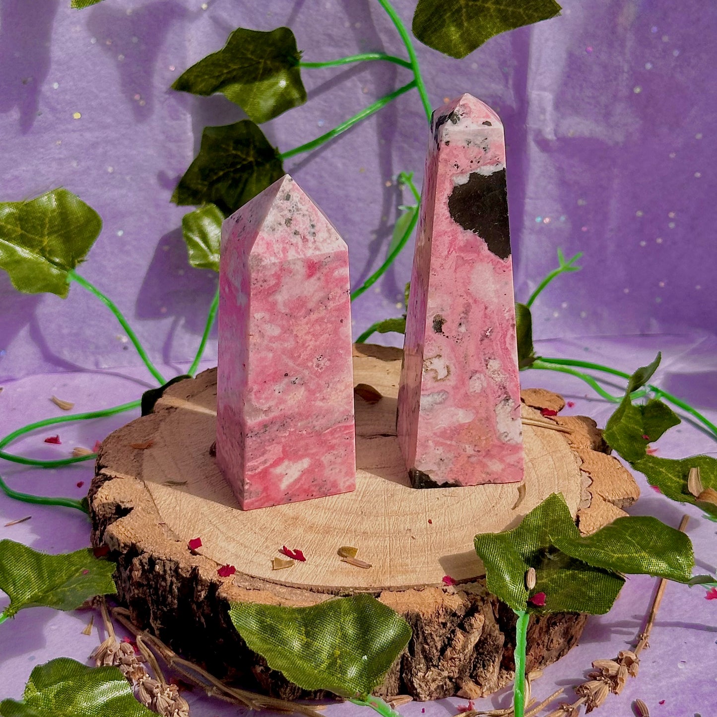 peruvian rhodonite towers ~ choose your own